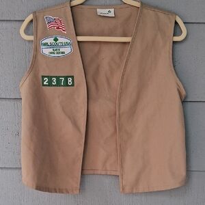 Girl Scouts USA Brown Vest